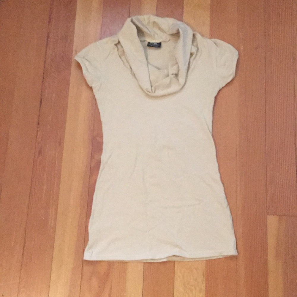 Nectar Creations Cowl Neck Cap Sleeve Tee